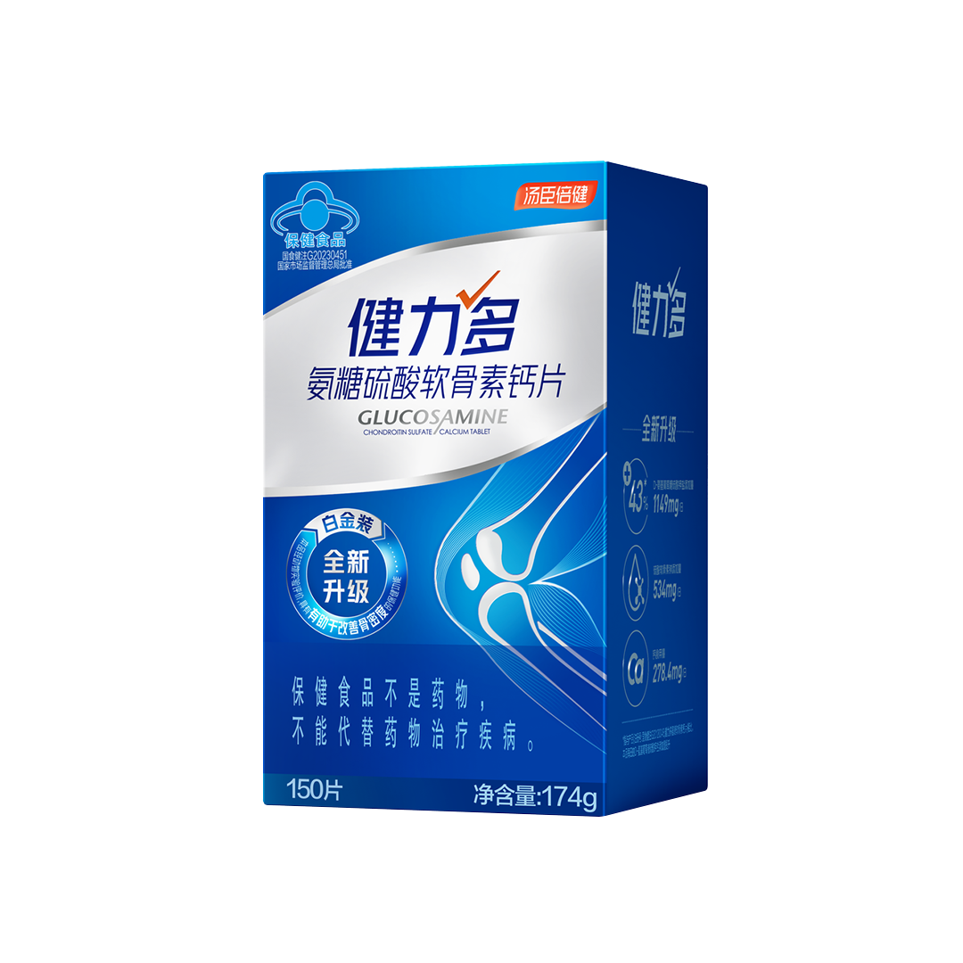中老年人,钙,氨糖,软骨素,增加骨密度
