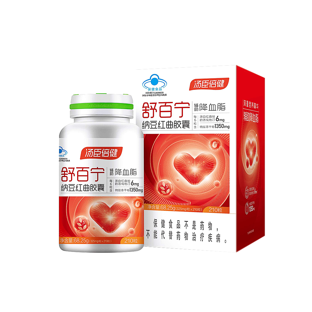 舒百宁®纳豆红曲胶囊（210粒）